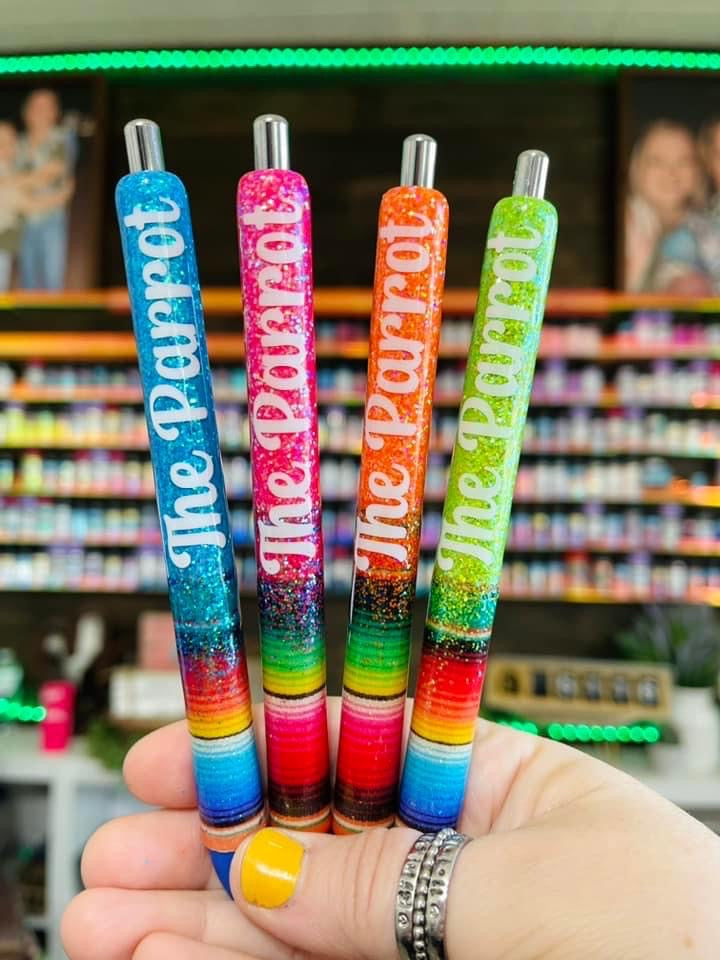 Serape Glitter Pen