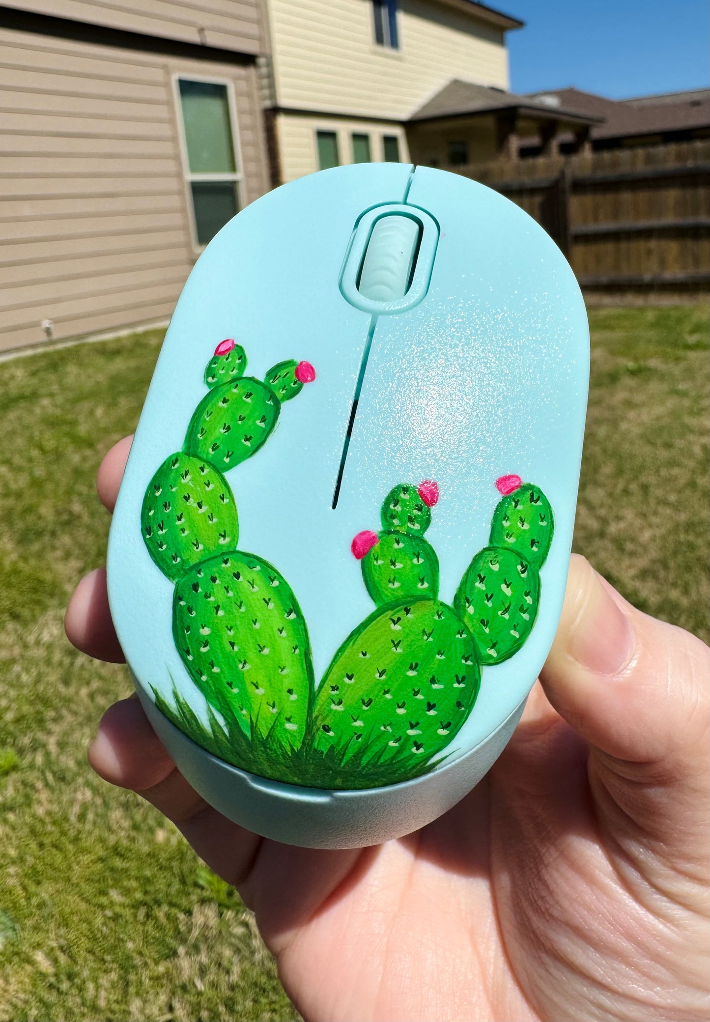 Cactus Wireless Computer Mouse