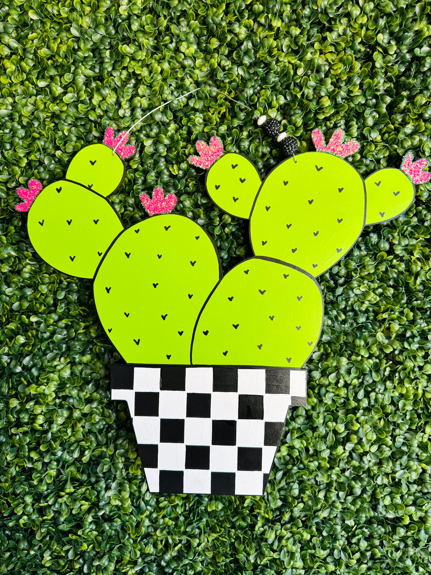 Cactus Door Hanger