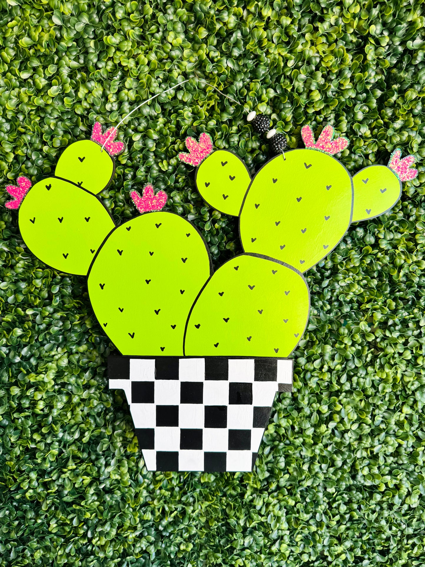 Cactus Door Hanger