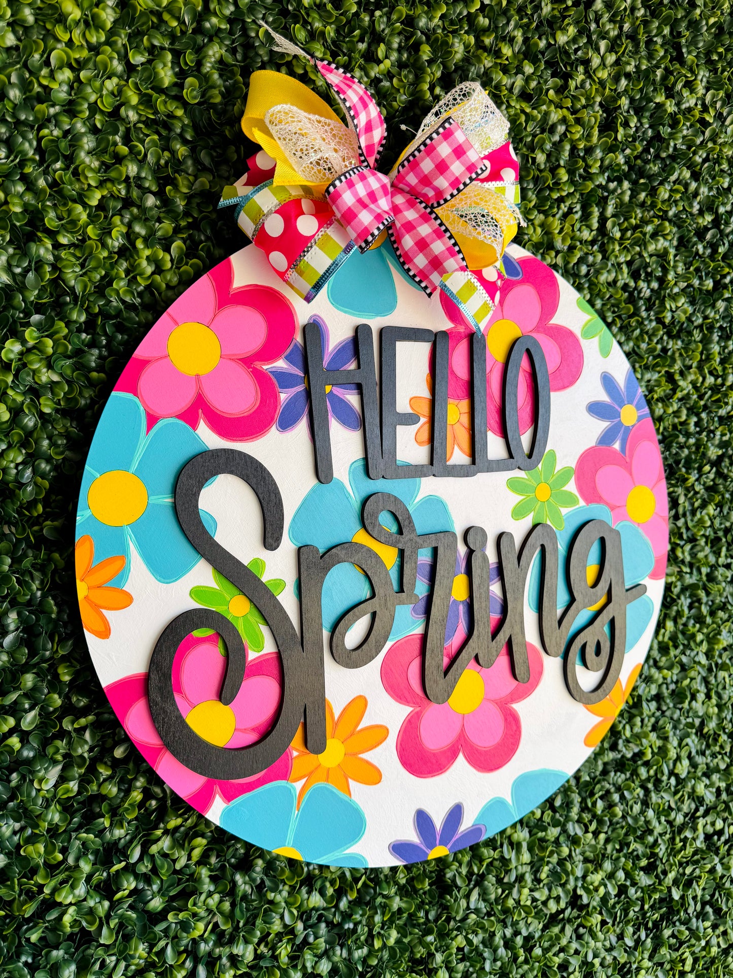 Hello Spring Door Hanger