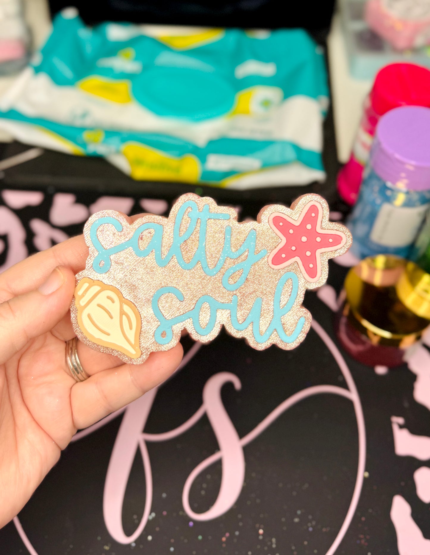 SALTY SOUL IN PINK COTTON