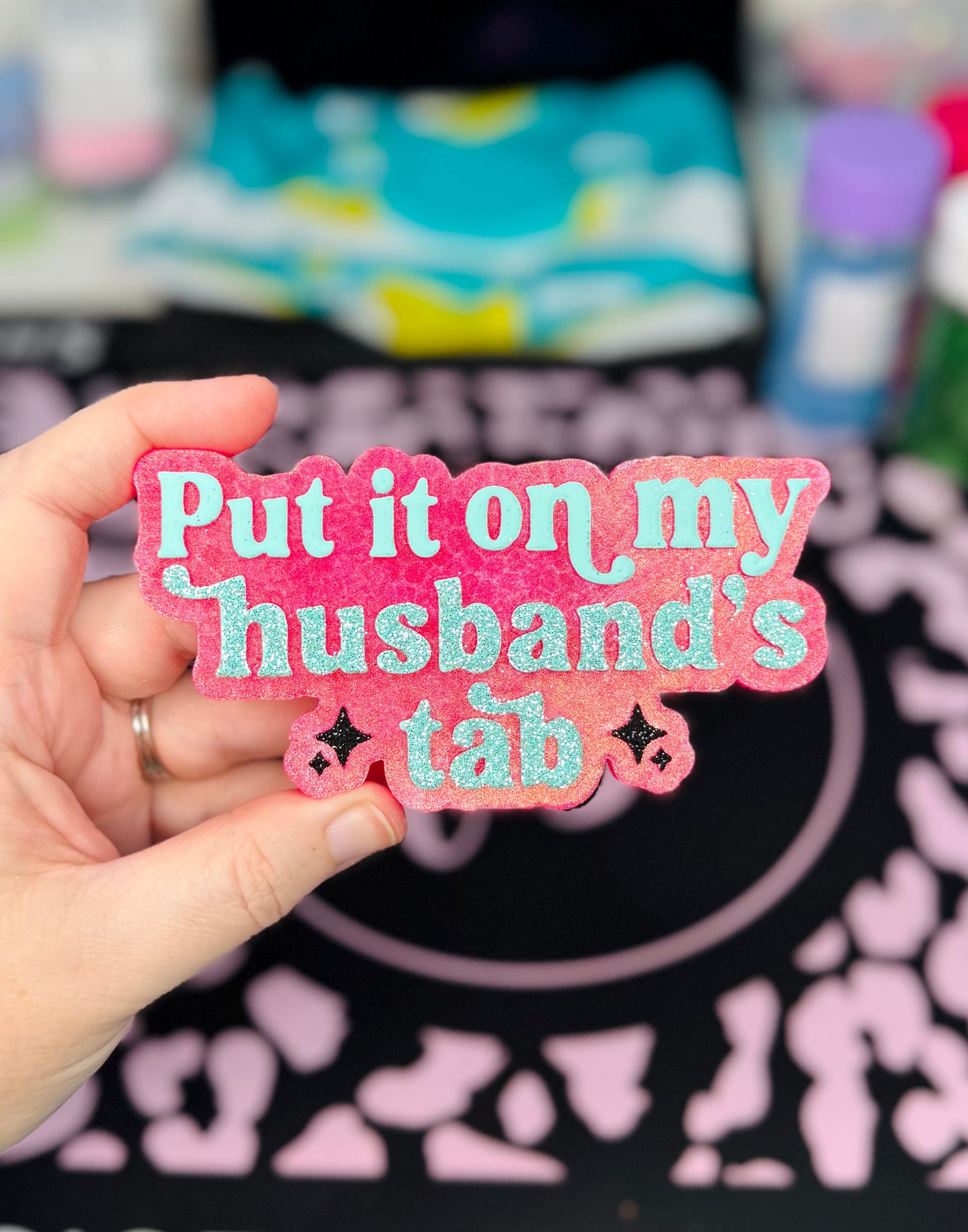 HUSBANDS TAB IN STAY SPARKLY