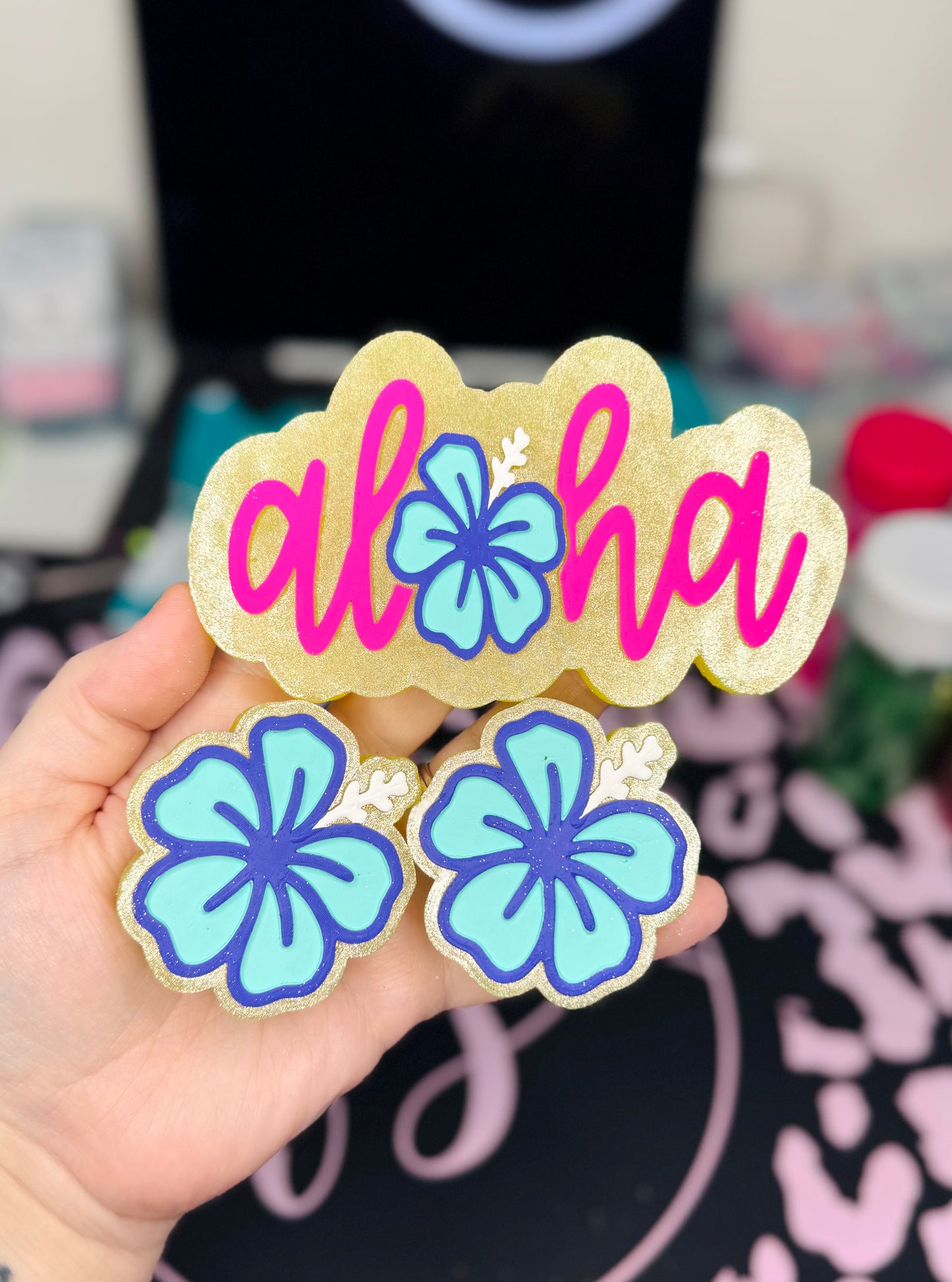 ALOHA FRESHIE & VENT CLIP SET IN HOWDY HONEY