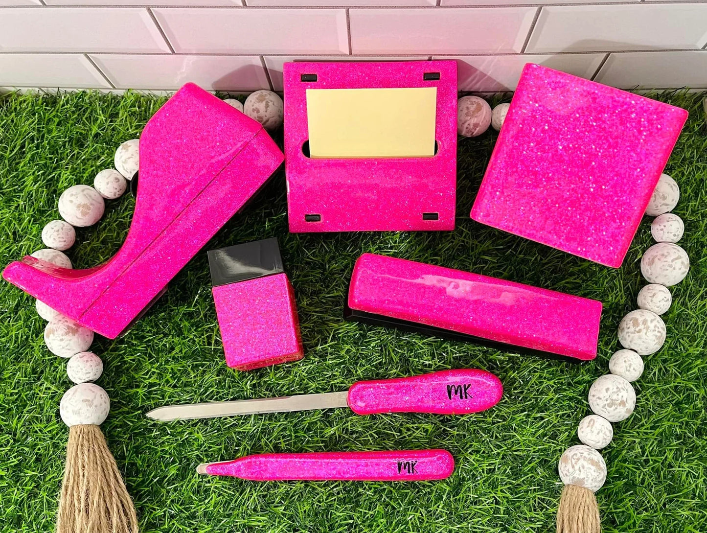 Glitter Office Supply Set