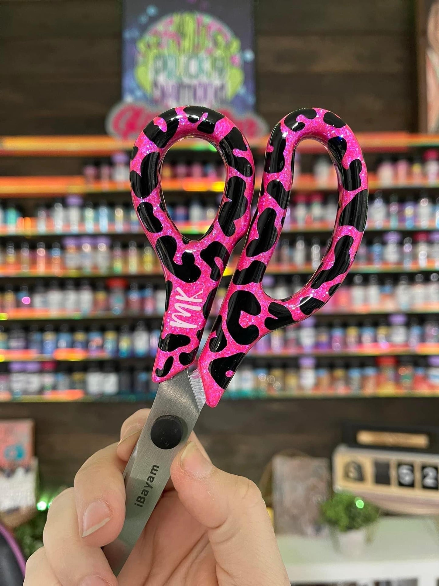 Full Leopard Glitter Scissors