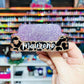 1/2 Leopard Glitter Business Card Holder