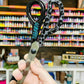 1/2 Leopard Glitter Scissors