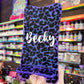 Custom Full Leopard Glitter Phone Stand