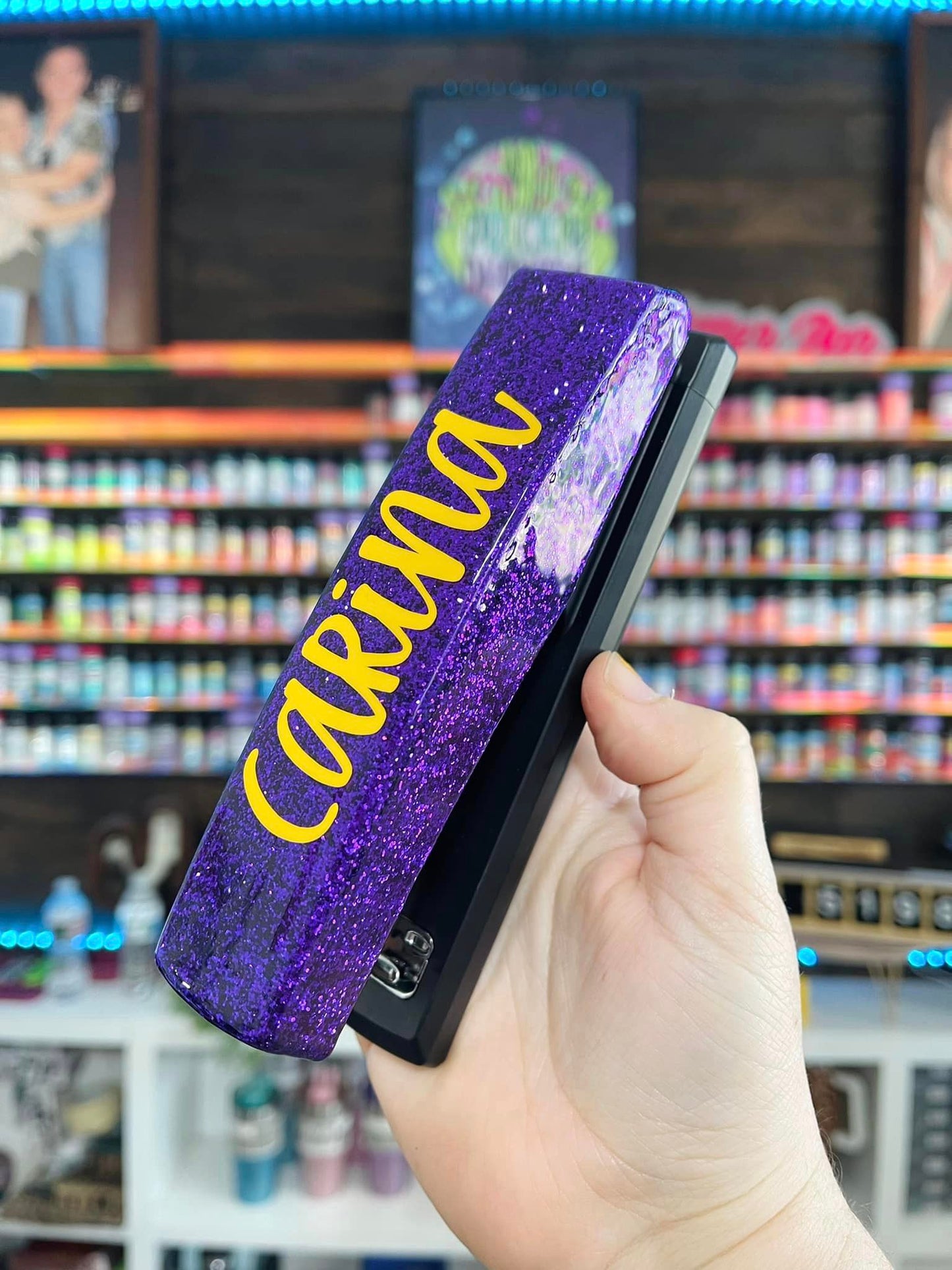Single Color Glitter Stapler