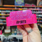 Single Color Glitter Business Card Holder