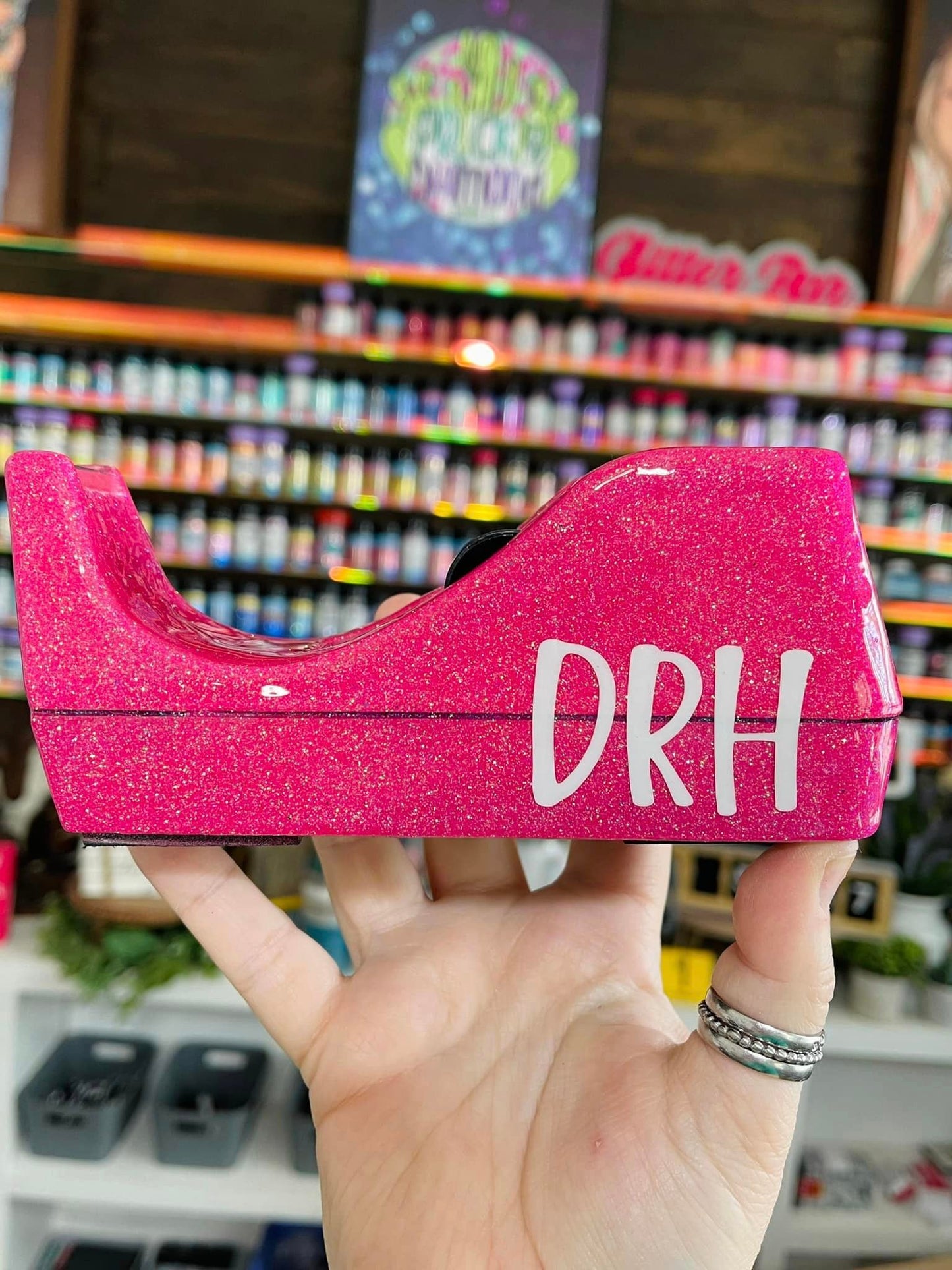 Single Color Glitter Tape Dispenser