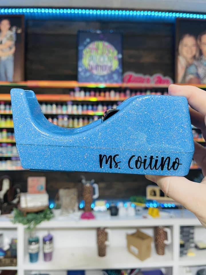 Single Color Glitter Tape Dispenser