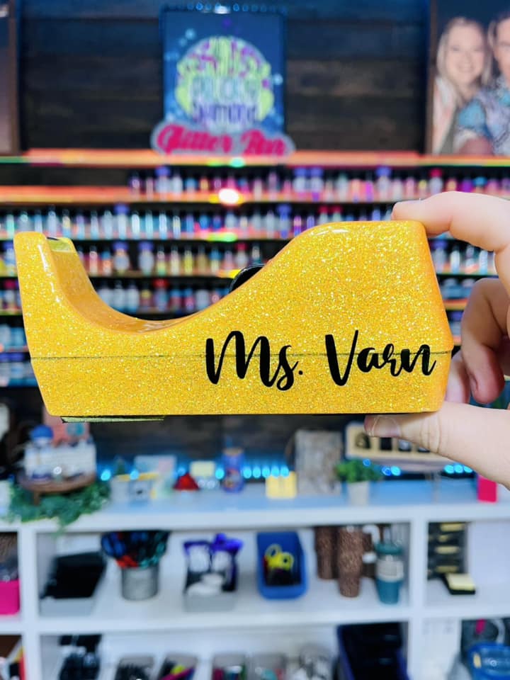 Single Color Glitter Tape Dispenser