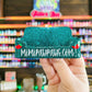 Single Color Glitter Business Card Holder