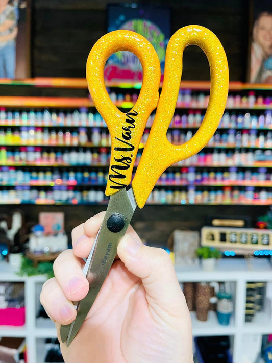 Single Color Glitter Scissors