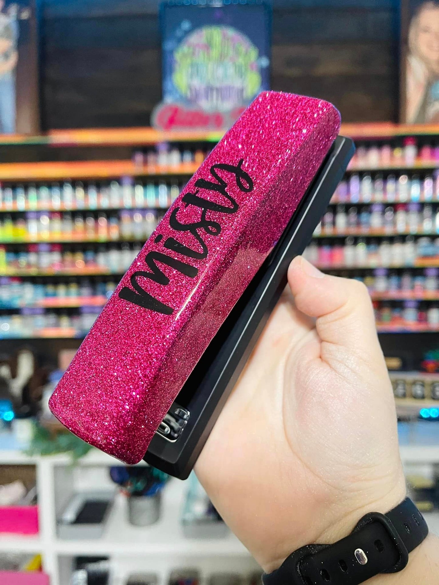 Single Color Glitter Stapler