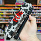 Full Cow Print Glitter Stapler