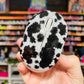 Full Cow Print Glitter Wireless Computer Mouse