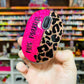 1/2 Leopard Glitter Wireless Computer Mouse