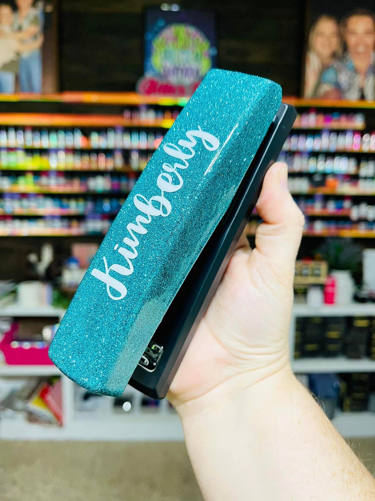 Single Color Glitter Stapler