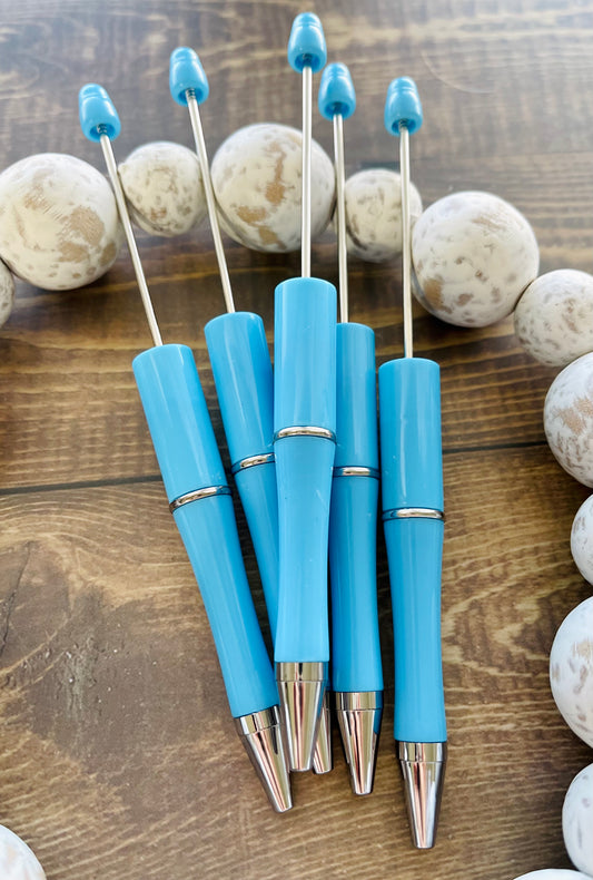 Baby Blue Bead-able Pen