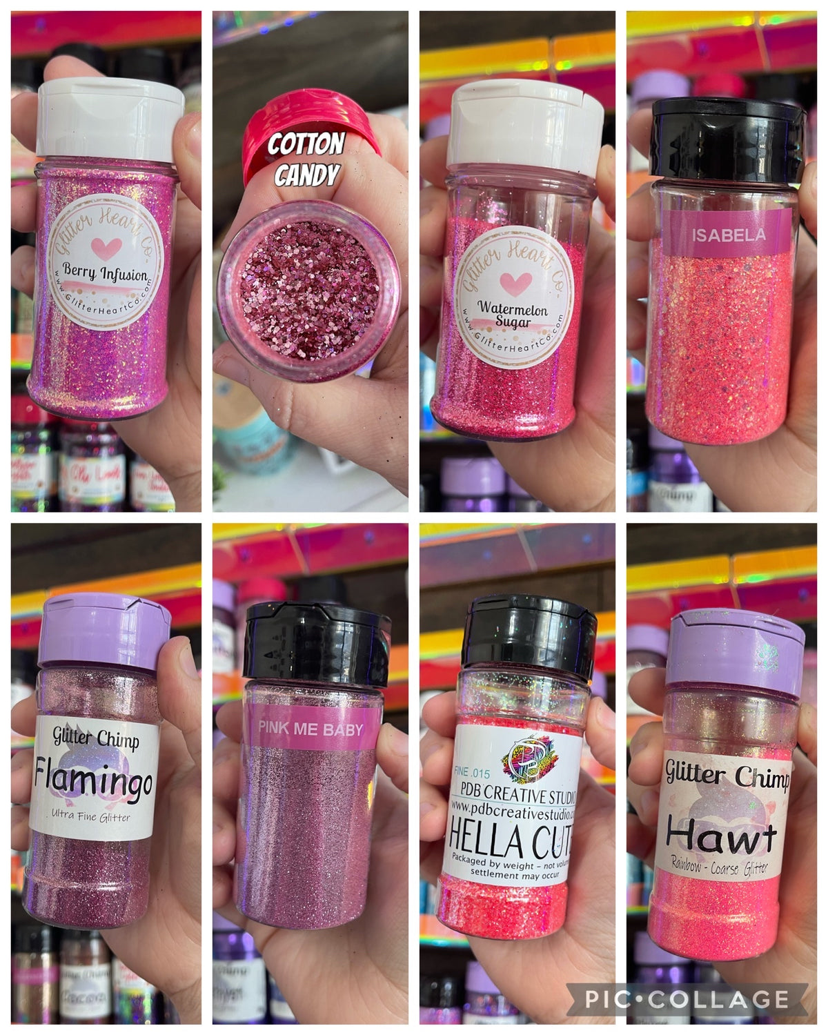 1/2 Cow Print Glitter Business Card Holder