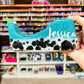 1/2 Cow Print Glitter Tape Dispenser