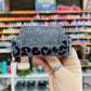 Full Leopard Glitter Business Card Holder
