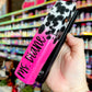 1/2 Cow Print Glitter Stapler
