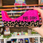 1/2 Leopard Glitter Tape Dispenser