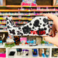 Full Cow Print Glitter Tape Dispenser