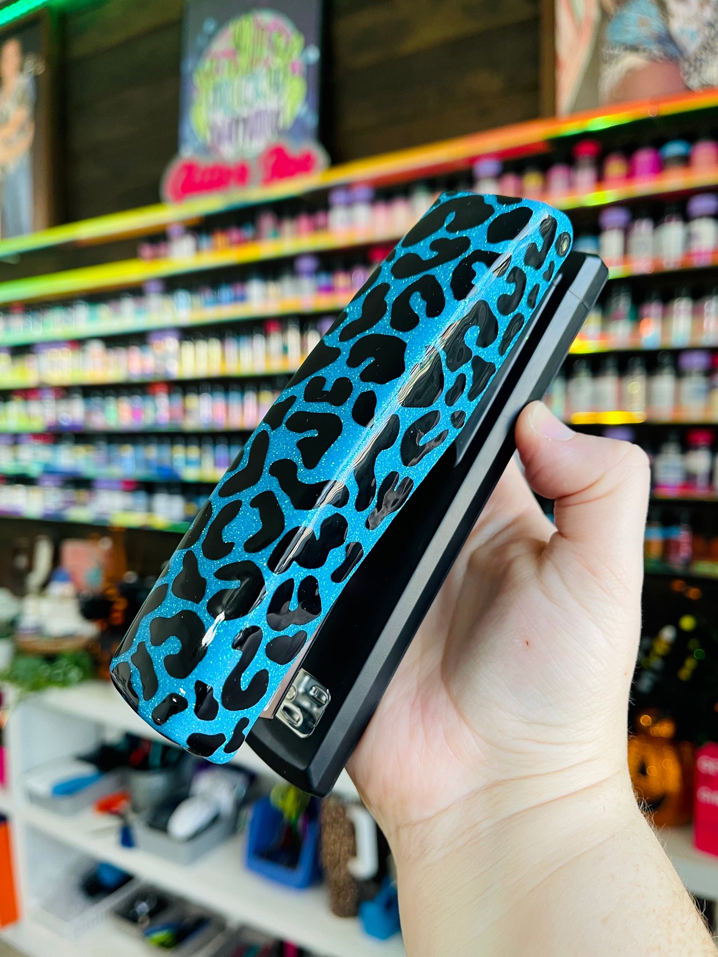 Full Leopard Glitter Stapler