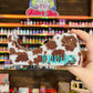 Full Cow Print Glitter Tape Dispenser