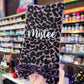Custom Full Leopard Glitter Phone Stand
