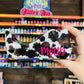 Full Cow Print Glitter Tape Dispenser