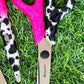 1/2 Cow Print Glitter Scissors