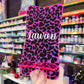 Custom Full Leopard Glitter Phone Stand