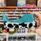 1/2 Cow Print Glitter Tape Dispenser
