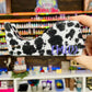 Full Cow Print Glitter Tape Dispenser
