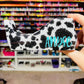 Full Cow Print Glitter Tape Dispenser