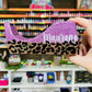 1/2 Leopard Glitter Tape Dispenser