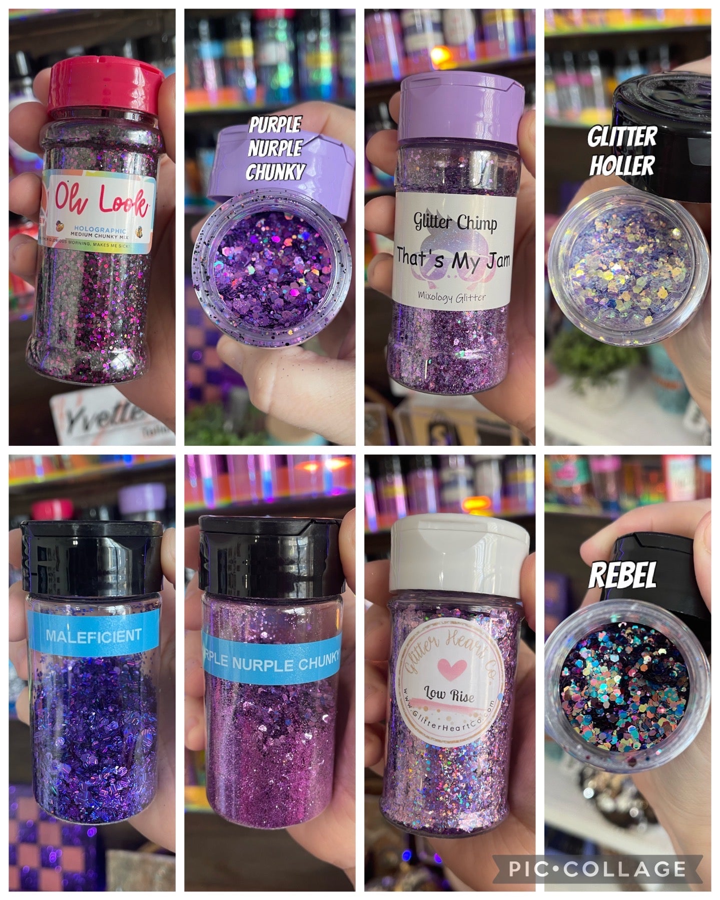 Two Color Glitter Pen