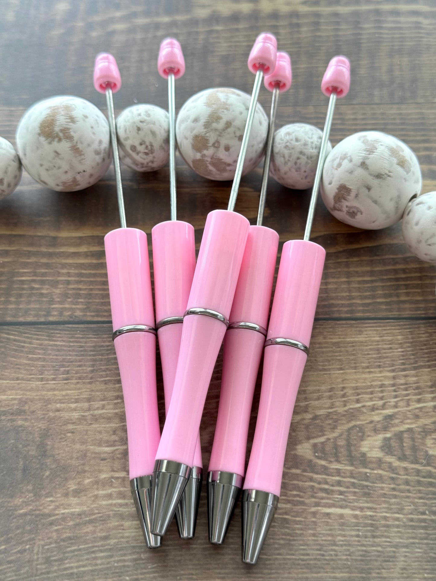 Baby Pink Bead-able Pen