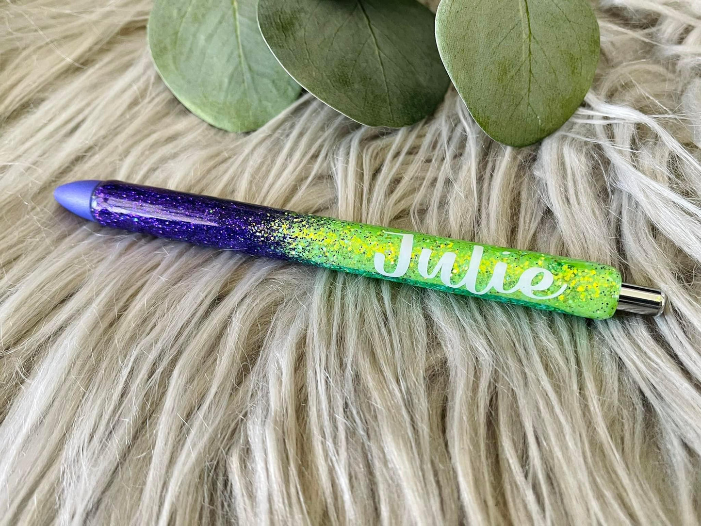 Two Color Glitter Pen