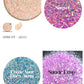 Custom Glitter Small (2 in) Hair Claw Clip