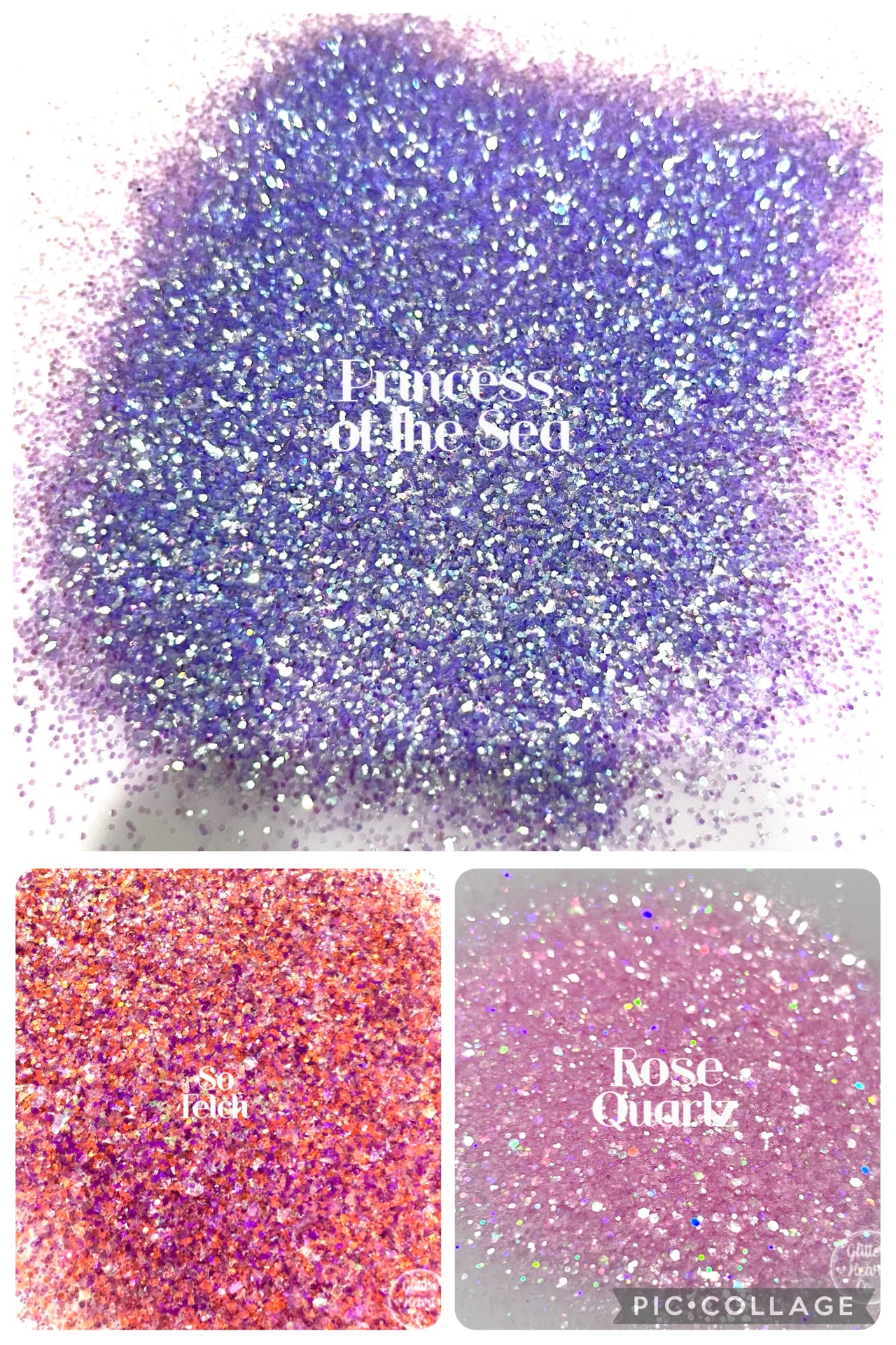 Custom Glitter Small (2 in) Hair Claw Clip