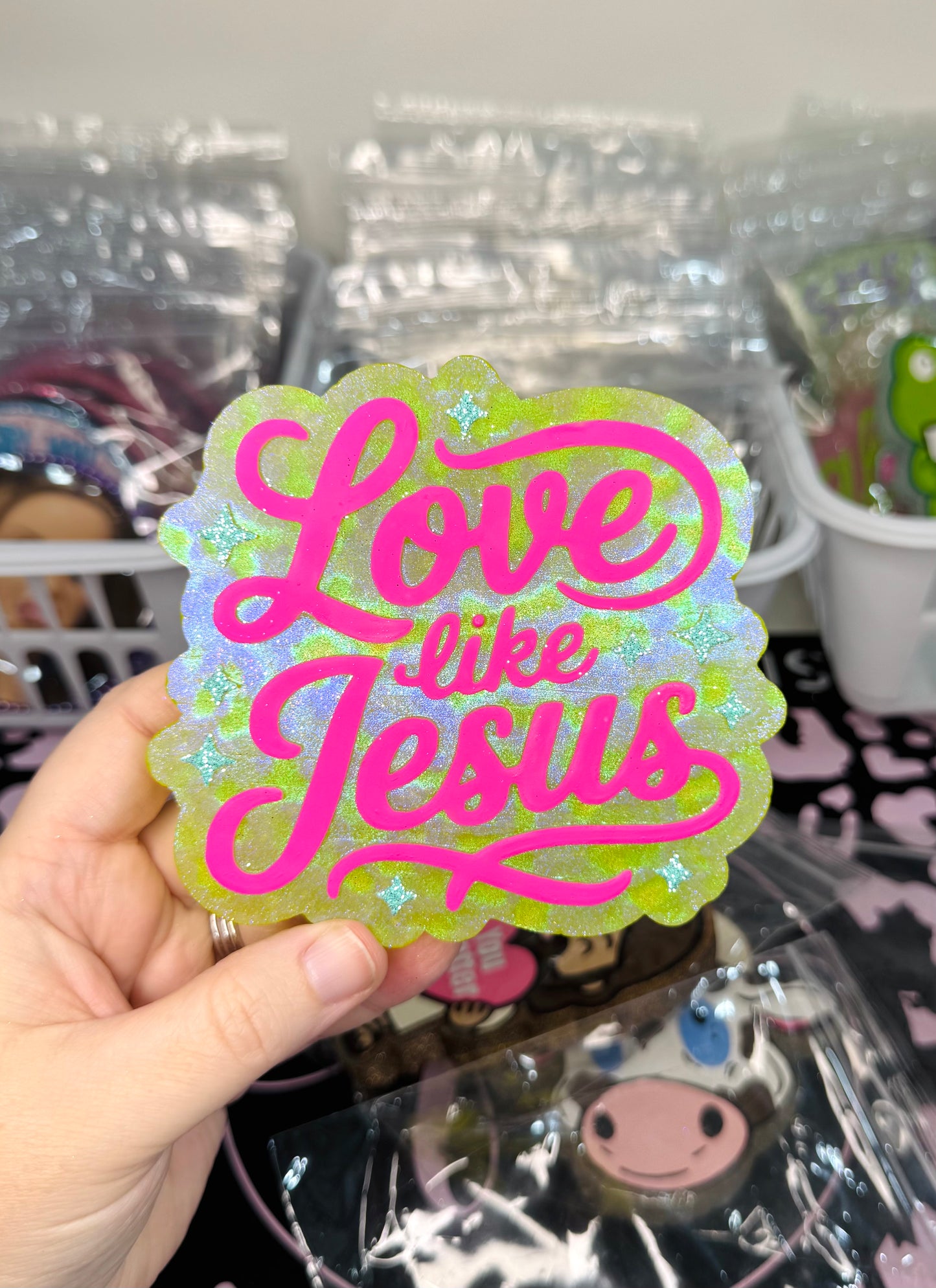 LOVE LIKE JESUS IN CHERRY LIMEADE SLUSHIE