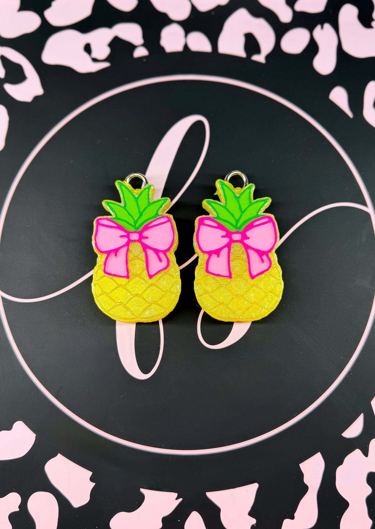 Pineapple Bow VENT CLIPS *BAJA CACTUS*