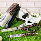 1/2 Leopard Glitter Office Supply Set